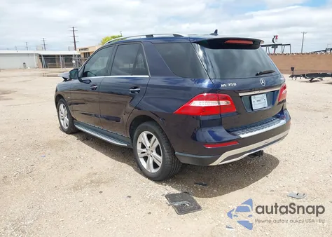 2012 Mercedes-Benz Ml 350 4Matic from USA, damaged, VIN 4JGDA5HB4CA041386
